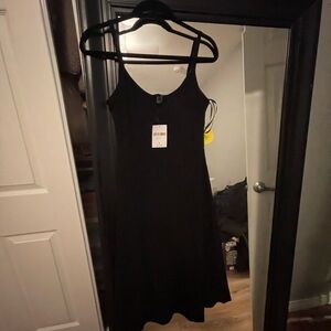 Forever 21 Black Sleeveless Mini A-line Dress